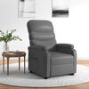 vidaXL Fauteuil Anthracite Similicuir