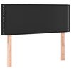 vidaXL T&ecirc;te de lit Noir 100x5x78/88 cm Similicuir