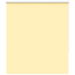 vidaXL Store enrouleur occultant jaune largeur du tissu 131,6 cm