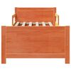 vidaXL Cadre de lit Brun cire 80 x 200 cm Bois d'ingénierie