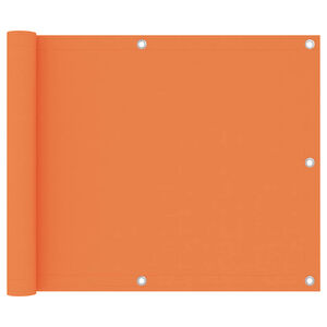 vidaXL &Eacute;cran de balcon Orange 75x300 cm Tissu Oxford