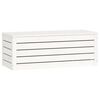 vidaXL Bo&icirc;te de rangement Blanc 89x36,5x33 cm Bois massif de pin