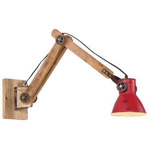 vidaXL Lampe murale 25 W rouge d&eacute;lav&eacute; 96x15x20 cm E27