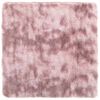 vidaXL Tapis Shaggy &agrave; poils longs NAVARRA rose poudr&eacute; 200x200 cm