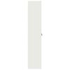 vidaXL Armoire de rangement 2 pcs Blanc 90 x 40 x 200 cm Acier
