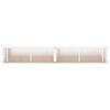 vidaXL Jardinières 2 pcs blanc bois de pin massif