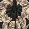 vidaXL Sac &agrave; dos de randonn&eacute;e marron camouflage 100 L tissu oxford