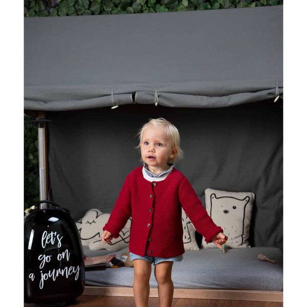 CHILDHOME Housse de cadre de lit maison 150x80x140 cm Anthracite