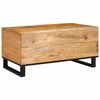 vidaXL Table basse Naturel 80 x 50 x 40 cm Bois de mangue massif
