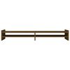 vidaXL Support de moniteur Marron miel 100x27x15 cm Bois de pin solide