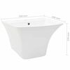 vidaXL Lavabo Blanc 53 x 44 x 37 cm C&eacute;ramique &Eacute;maill&eacute;e