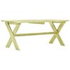 vidaXL Table de jardin 170x73x70 cm Bois de pin impr&eacute;gn&eacute;