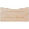 vidaXL Dessus de bureau blanc 80x40x2,5 cm bois massif de pin