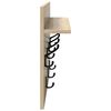 vidaXL Porte-manteau mural avec étagère Chêne sonoma 60 x 40 x 12 cm