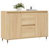 vidaXL Buffet chêne sonoma 101,5x35x70 cm bois d'ingénierie