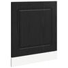 vidaXL Panneau de lave-vaisselle Kalmar Ch&ecirc;ne noir 60 x 1,5 x 57 cm