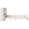 vidaXL Lit biblioth&egrave;que sans matelas blanc 180x200 cm bois pin massif
