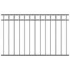 vidaXL &Eacute;l&eacute;ment de cl&ocirc;ture ASSEN 170 x 80 cm Acier Gris