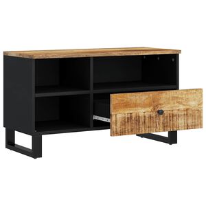 vidaXL Meuble TV 80x33x46 cm bois de manguier et d'ing&eacute;nierie