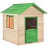 vidaXL Maison de jeu pour enfants Bois de sapin Vert