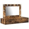 vidaXL Table de Toilette Marron 100 x 40 x 70 cm Bois d'ing&eacute;nierie