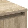 vidaXL Buffet LED Chêne Sonoma 90 x 32 x 75 cm Bois d'ingénierie