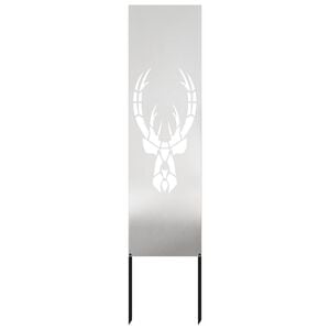 vidaXL &Eacute;cran de confidentialit&eacute; de jardin Argent&eacute; 32 x 140 cm