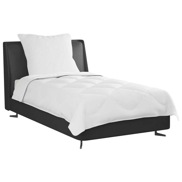 vidaXL Couette avec oreiller 2 pcs Blanc Microfibre