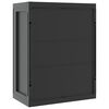vidaXL Armoire de rangement d'ext&eacute;rieur noir 65x37x85 cm PP