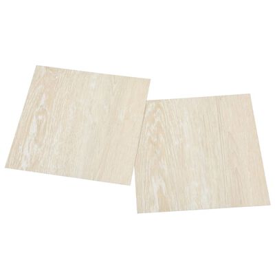 vidaXL Dalles de plancher autoadhésives 20 pcs PVC 1,86 m² beige