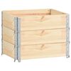 vidaXL Jardini&egrave;res sur&eacute;lev&eacute;es 3 pcs 60x80 cm Bois de pin solide