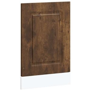 vidaXL Panneau de lave-vaisselle Kalmar ch&ecirc;ne fum&eacute; 45x1,5x57 cm