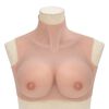 vidaXL Plastron en silicone naturel coupe H