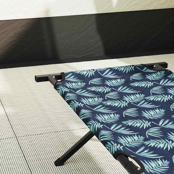 vidaXL Lit de camping pliant Foret 210 x 80 x 46 cm Tissu Oxford