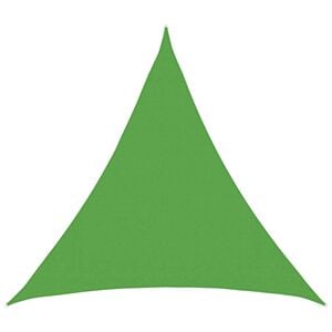 vidaXL Voile d'ombre Vert clair 2 x 2 x 2 m HDPE