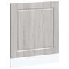 vidaXL Panneau de lave-vaisselle Porto sonoma gris 60x1,5x57 cm