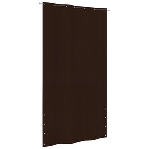 vidaXL &Eacute;cran de balcon Marron 140x240 cm Tissu Oxford