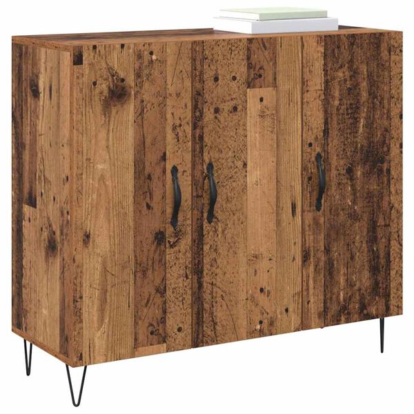 vidaXL Buffet Bois ancien 90 x 32,5 x 80 cm Bois d'ing&eacute;nierie