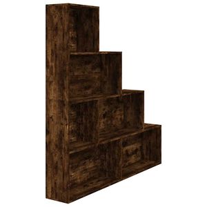 vidaXL Armoire &agrave; livres Ch&ecirc;ne fum&eacute; 155x24x160 cm