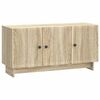 vidaXL Meuble TV 99 x 34,5 x 50 cm Ch&ecirc;ne Sonoma Bois d'ing&eacute;nierie