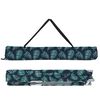 vidaXL Lit de camping pliant Motif de feuille 62 x 194 x 42 cm