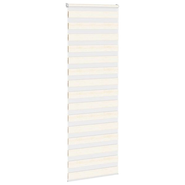 vidaXL Store z&egrave;bre beige marbr&eacute; largeur du tissu 80,9 cm polyester