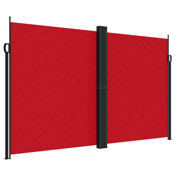 vidaXL Auvent lat&eacute;ral r&eacute;tractable Rouge 200x1200 cm