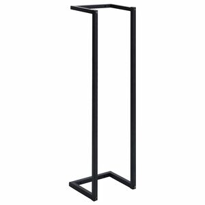 vidaXL Porte-serviette Noir 25x20x95 cm Fer