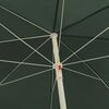 vidaXL Parasol de plage vert 300 cm