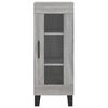 vidaXL Buffet Sonoma gris 34,5x34x90 cm Bois d'ingénierie