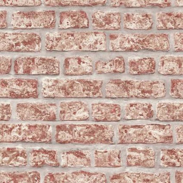 Noordwand Papier peint Topchic Bricks Rouge et gris