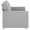 vidaXL Canap&eacute; 2 places Gris nuage 120 cm Tissu