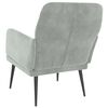 vidaXL Fauteuil Gris clair 62x79x79 cm Velours