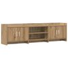 vidaXL Meuble TV 168 x 33 x 47 cm Ch&ecirc;ne artisanal Bois d'ing&eacute;nierie